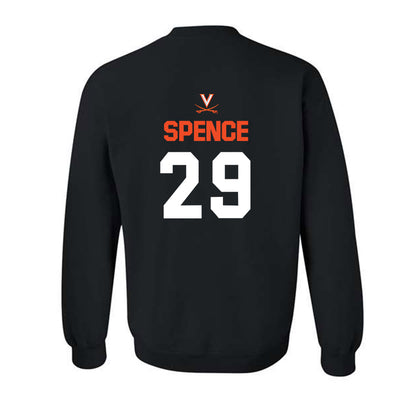 Virginia - NCAA Football : Chris Spence - Crewneck Sweatshirt-1