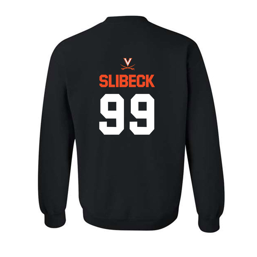 Virginia - NCAA Football : Elijah Slibeck - Crewneck Sweatshirt-1
