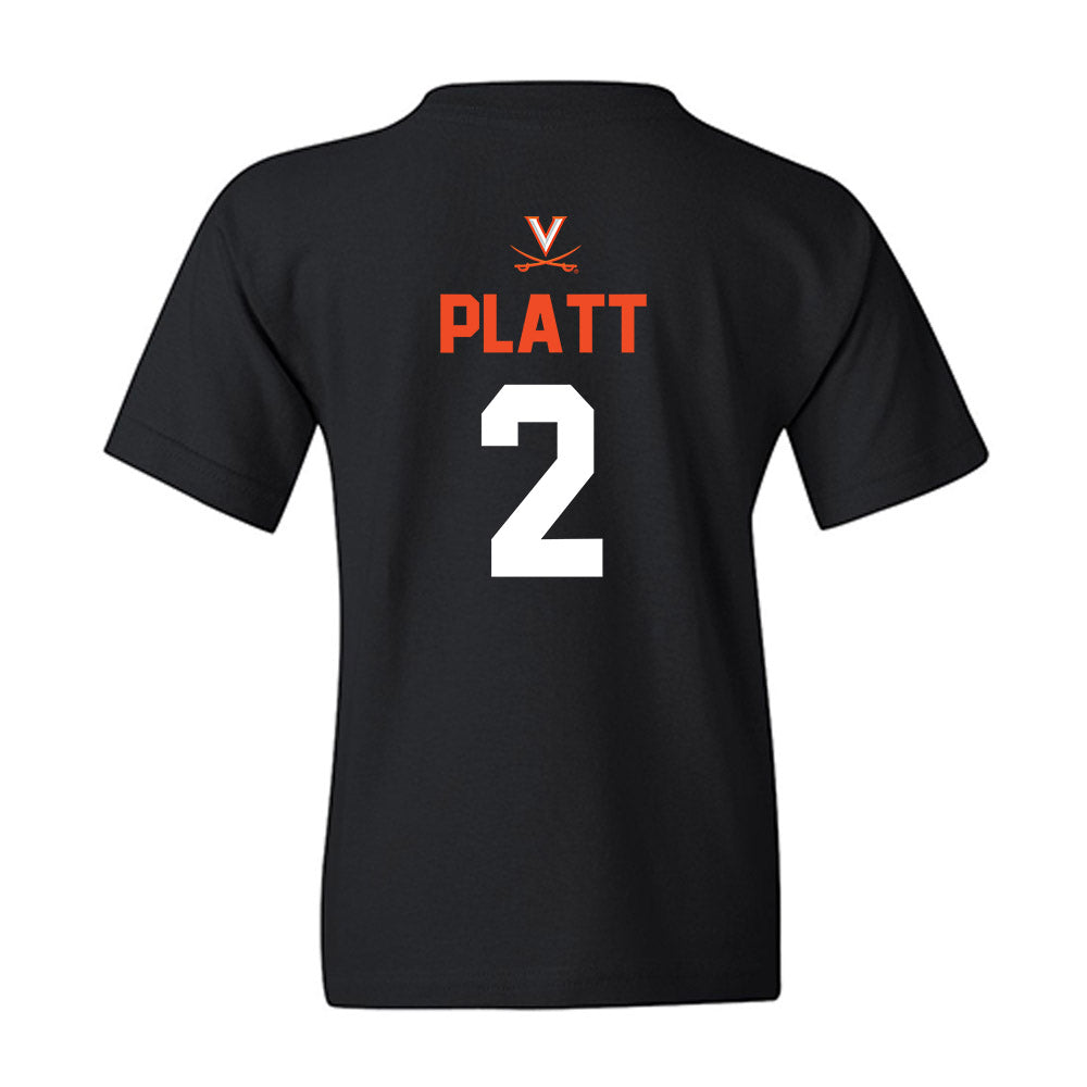 Virginia - NCAA Football : Donavon Platt - Youth T-Shirt-1