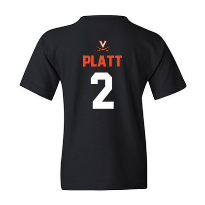 Virginia - NCAA Football : Donavon Platt - Youth T-Shirt-1
