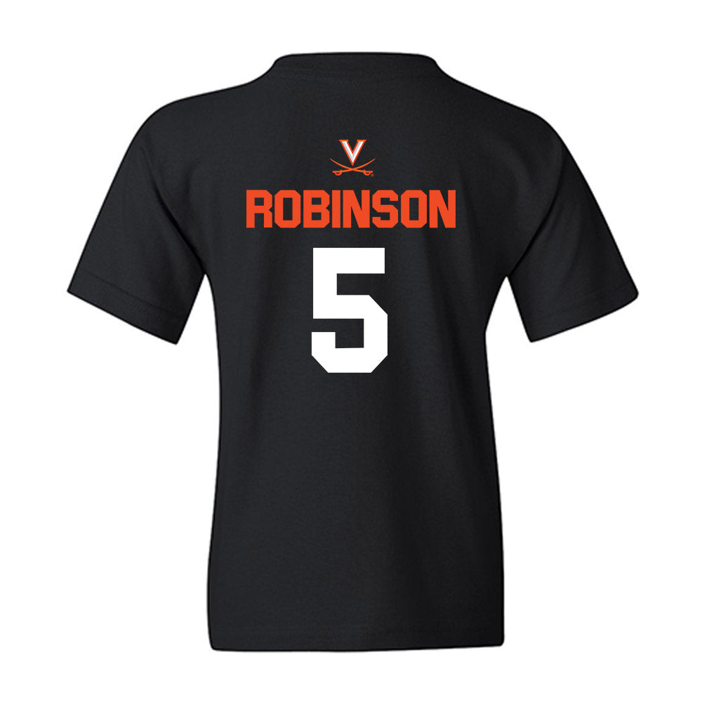 Virginia - NCAA Football : Kam Robinson - Youth T-Shirt-1