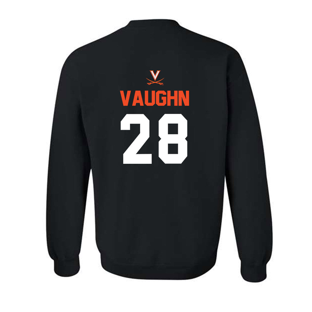 Virginia - NCAA Football : Noah Vaughn - Crewneck Sweatshirt-1