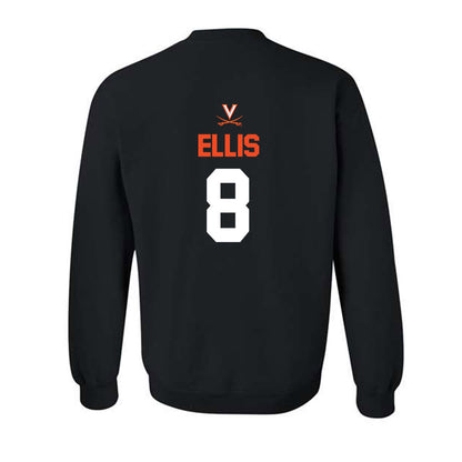 Virginia - NCAA Football : Christian Ellis - Crewneck Sweatshirt-1