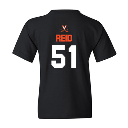 Virginia - NCAA Football : Grayson Reid - Youth T-Shirt-1
