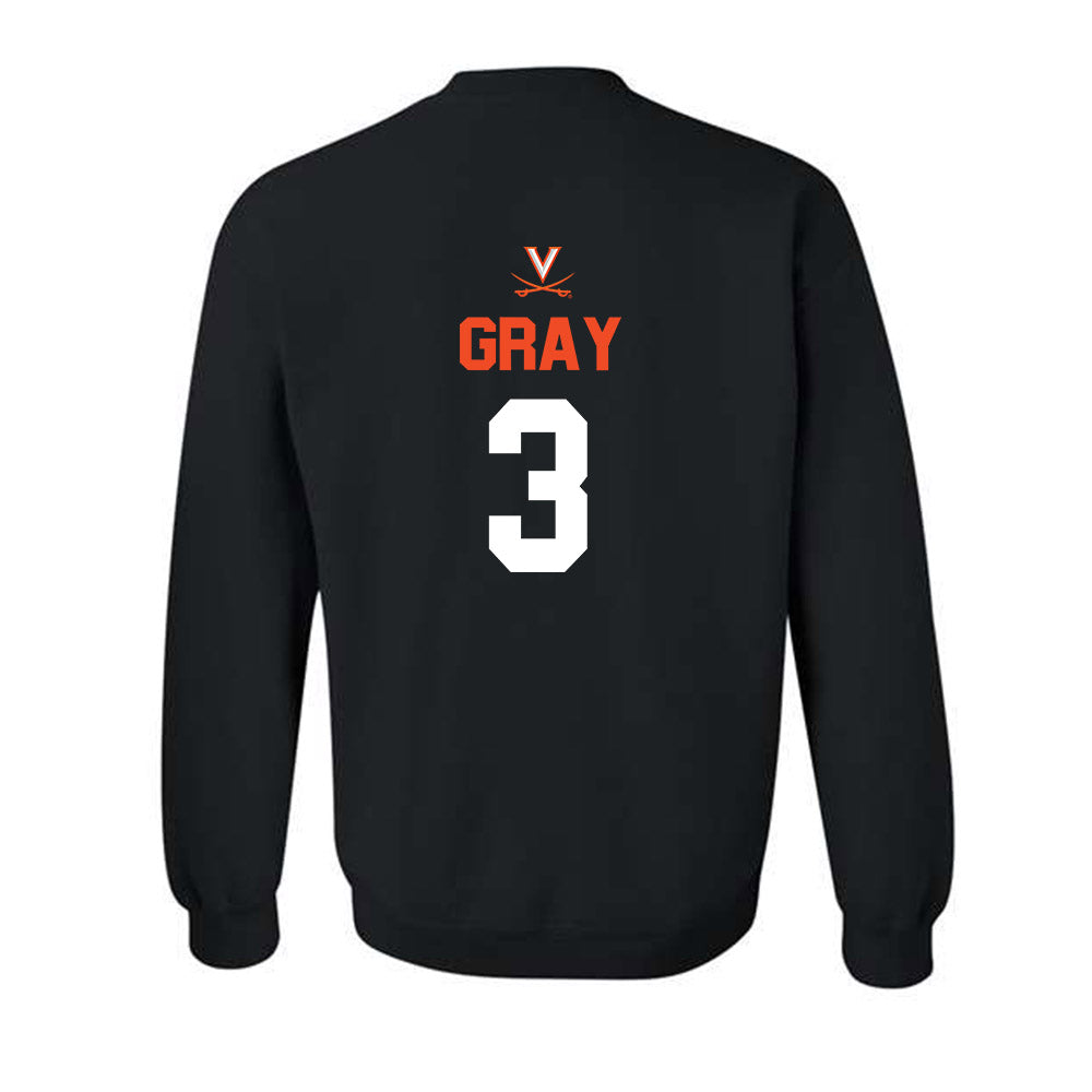 Virginia - NCAA Football : Kevon Gray - Crewneck Sweatshirt-1