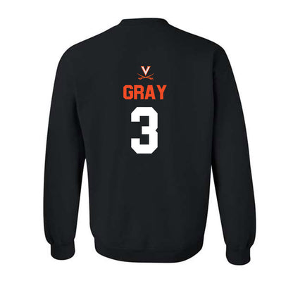 Virginia - NCAA Football : Kevon Gray - Crewneck Sweatshirt-1