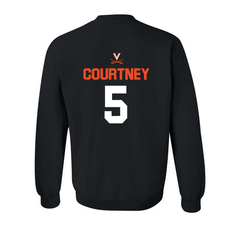 Virginia - NCAA Football : Kameron Courtney - Crewneck Sweatshirt-1