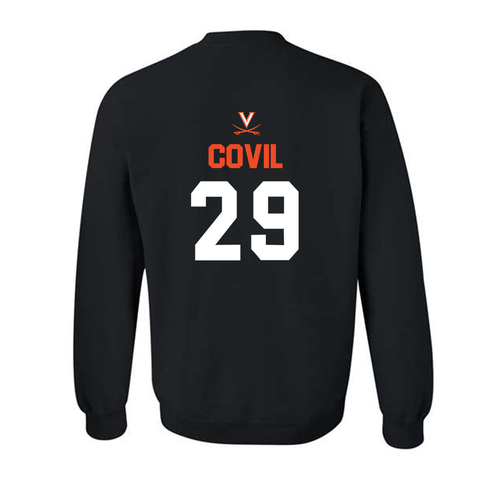 Virginia - NCAA Football : Jayden Covil - Crewneck Sweatshirt-1