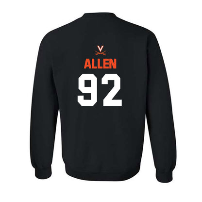 Virginia - NCAA Football : Jonathan Allen - Crewneck Sweatshirt-1