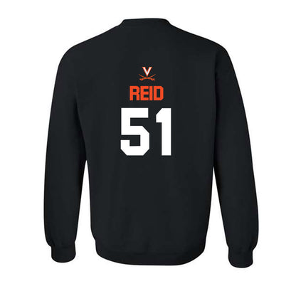 Virginia - NCAA Football : Grayson Reid - Crewneck Sweatshirt-1