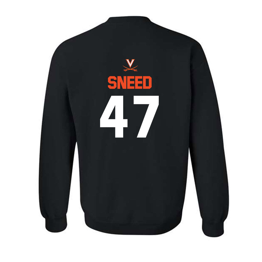 Virginia - NCAA Football : Gabe Sneed - Crewneck Sweatshirt-1
