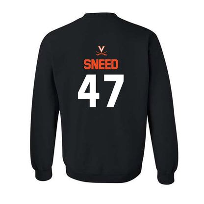 Virginia - NCAA Football : Gabe Sneed - Crewneck Sweatshirt-1