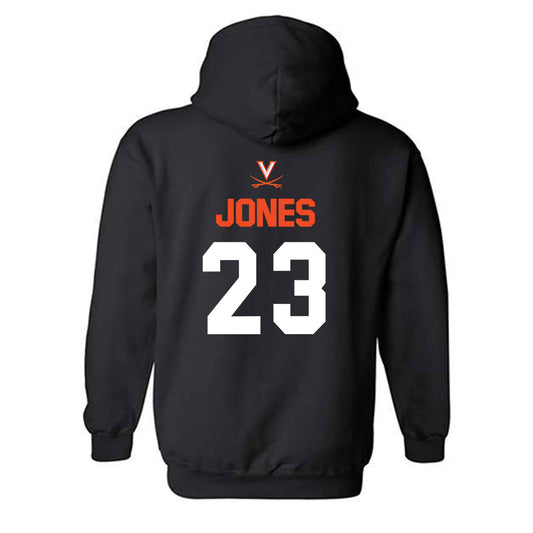 Virginia - NCAA Football : Jaylen Jones - Hooded Sweatshirt-0