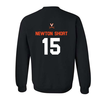 Virginia - NCAA Football : Dillon newton-short - Crewneck Sweatshirt-1