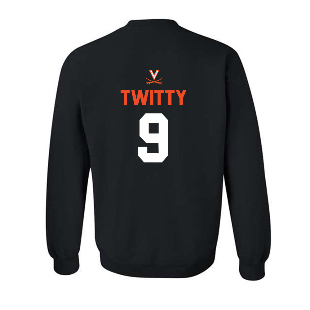 Virginia - NCAA Football : Dakota Twitty - Crewneck Sweatshirt-1