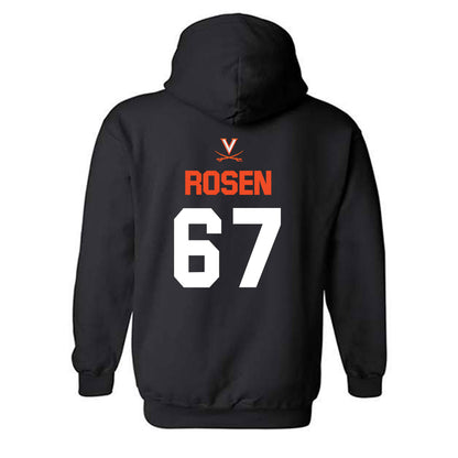 Virginia - NCAA Football : Will Rosen - Hooded Sweatshirt-1