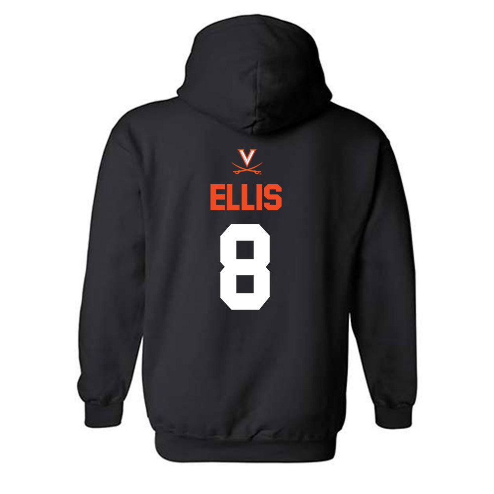 Virginia - NCAA Football : Christian Ellis - Hooded Sweatshirt-1