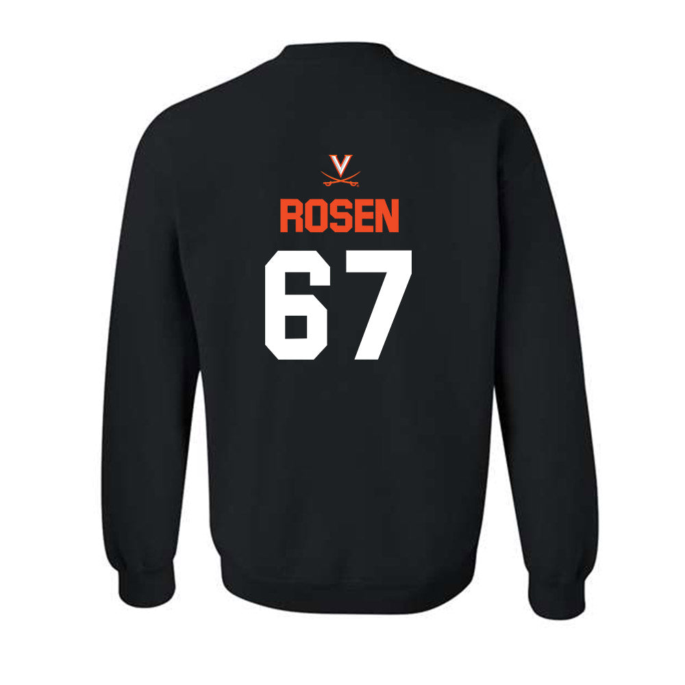 Virginia - NCAA Football : Will Rosen - Crewneck Sweatshirt-1