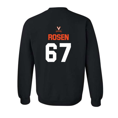 Virginia - NCAA Football : Will Rosen - Crewneck Sweatshirt-1
