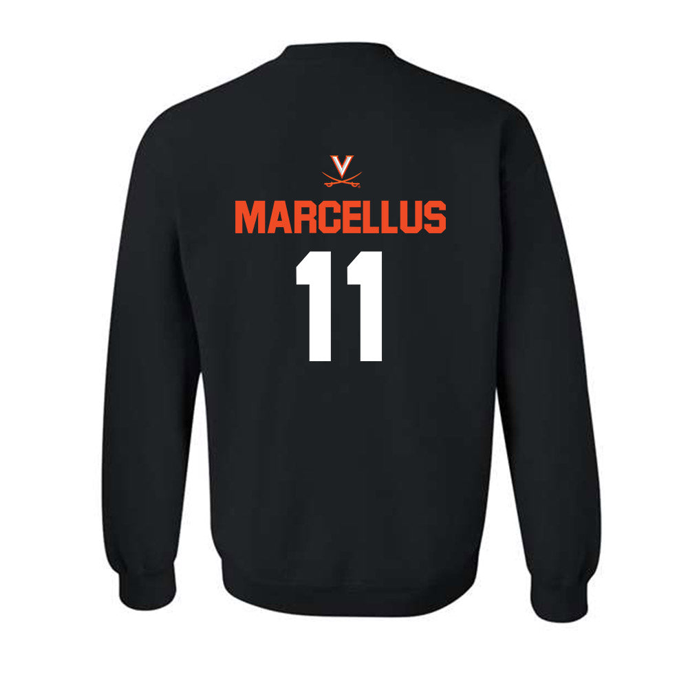 Virginia - NCAA Football : Maddox Marcellus - Crewneck Sweatshirt-1