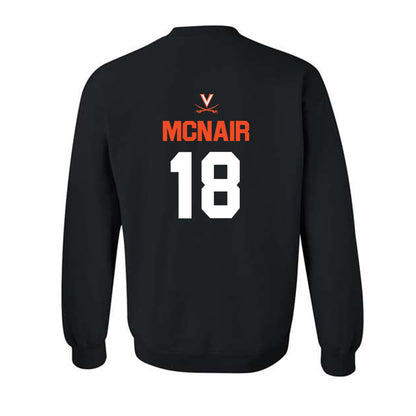 Virginia - NCAA Football : Jalen McNair - Crewneck Sweatshirt-1