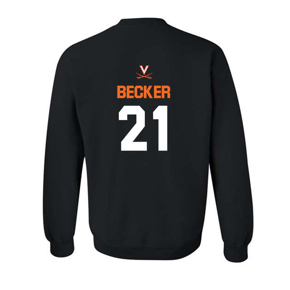 Virginia - NCAA Baseball : Eric Becker - Sport Shersey Crewneck Sweatshirt-1