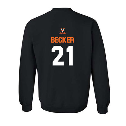 Virginia - NCAA Baseball : Eric Becker - Sport Shersey Crewneck Sweatshirt-1