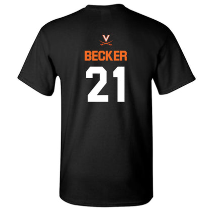 Virginia - NCAA Baseball : Eric Becker - Sport Shersey T-Shirt-1
