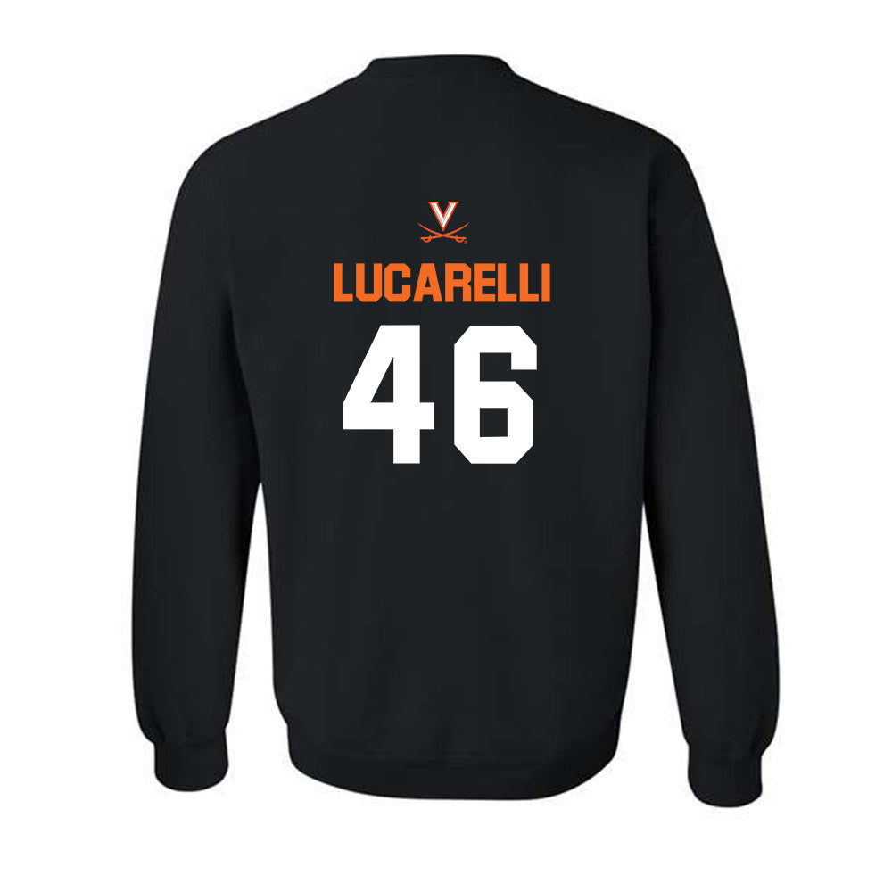 Virginia - NCAA Baseball : Christian Lucarelli - Sport Shersey Crewneck Sweatshirt-1