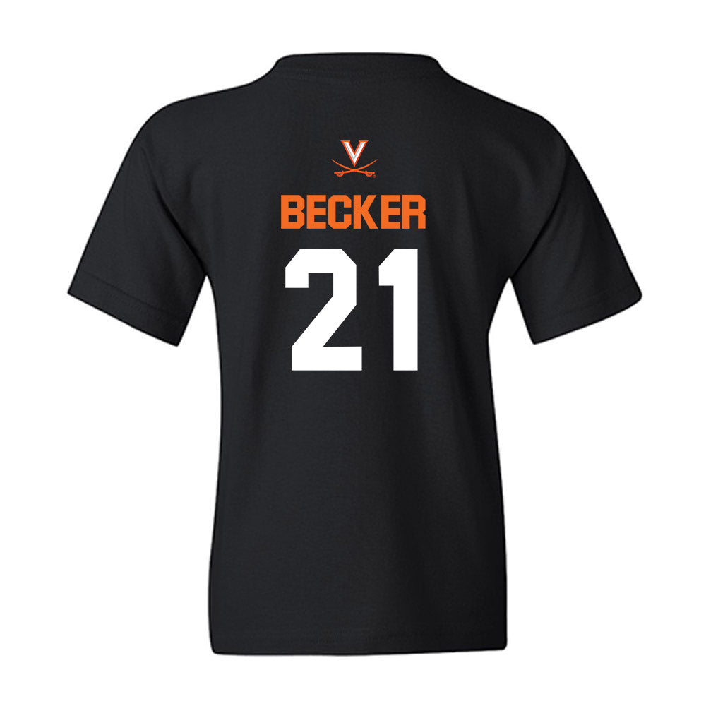 Virginia - NCAA Baseball : Eric Becker - Sport Shersey Youth T-Shirt-1