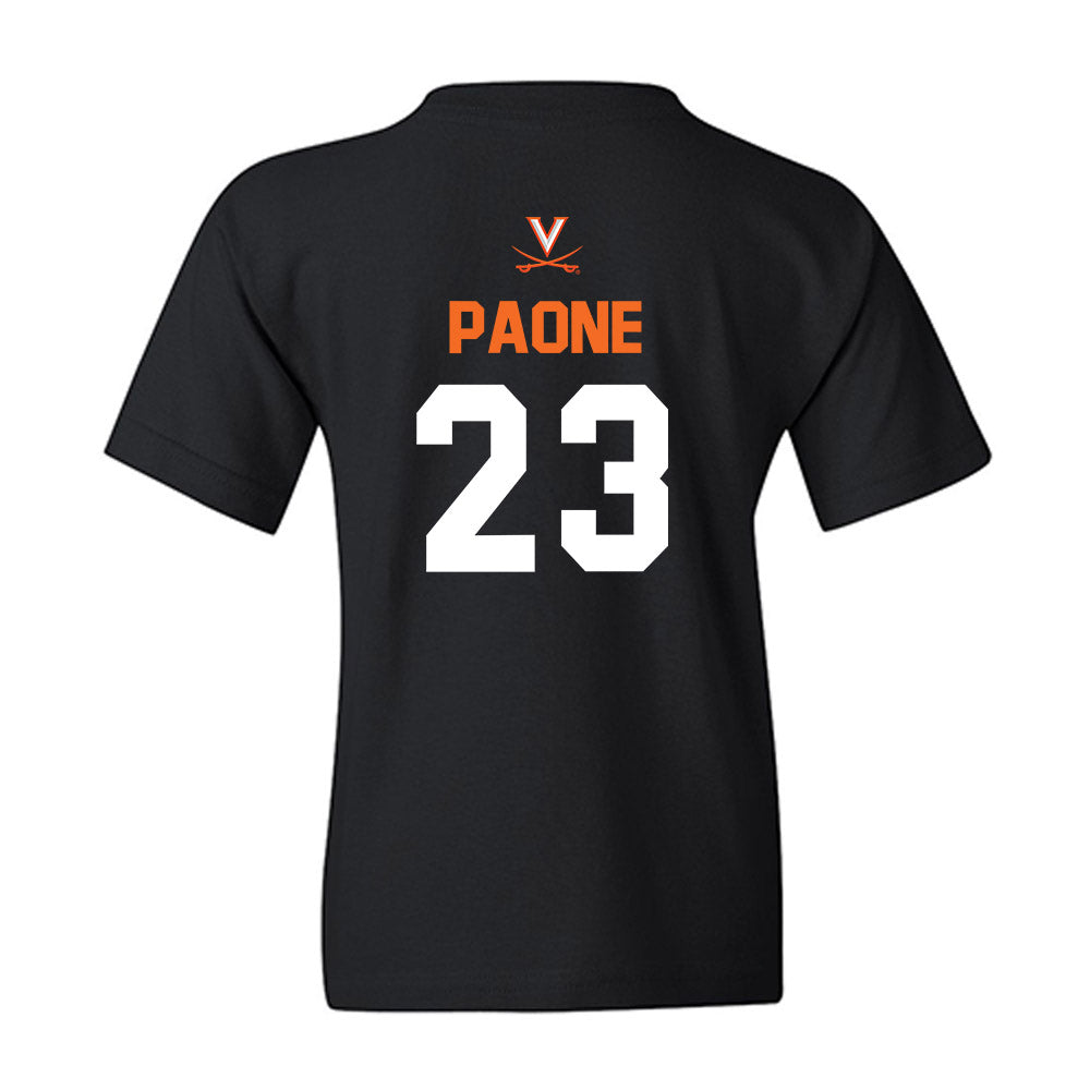 Virginia - NCAA Baseball : John Paone - Sport Shersey Youth T-Shirt-1