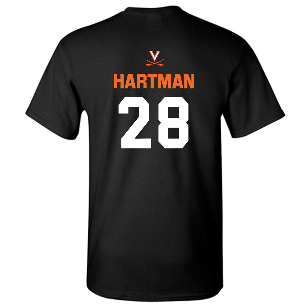 Virginia - NCAA Baseball : Lucas Hartman - Sport Shersey T-Shirt-1