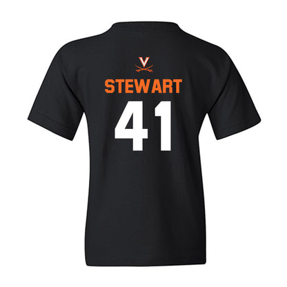 Virginia - NCAA Baseball : Thomas Stewart - Sport Shersey Youth T-Shirt-1