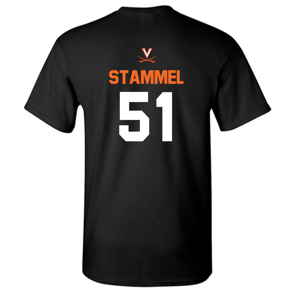 Virginia - NCAA Baseball : Max Stammel - Sport Shersey T-Shirt-1