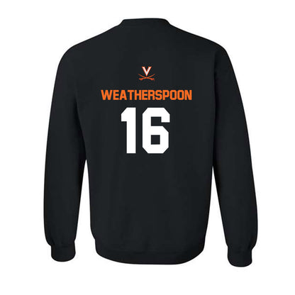 Virginia - NCAA Baseball : Jake Weatherspoon - Sport Shersey Crewneck Sweatshirt-1