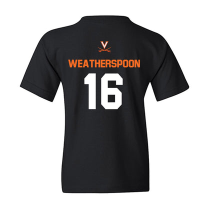 Virginia - NCAA Baseball : Jake Weatherspoon - Sport Shersey Youth T-Shirt-1