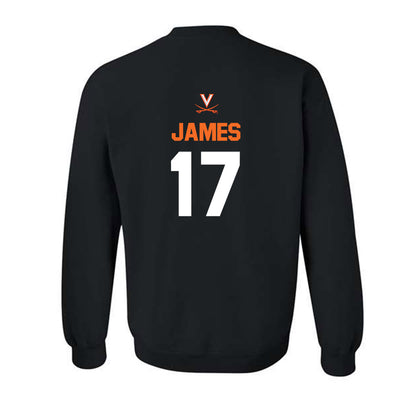 Virginia - NCAA Baseball : Chone James - Sport Shersey Crewneck Sweatshirt