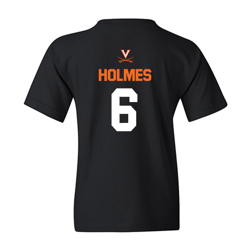 Virginia - NCAA Baseball : RJ Holmes - Sport Shersey Youth T-Shirt-1