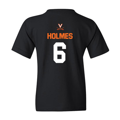 Virginia - NCAA Baseball : RJ Holmes - Sport Shersey Youth T-Shirt-1