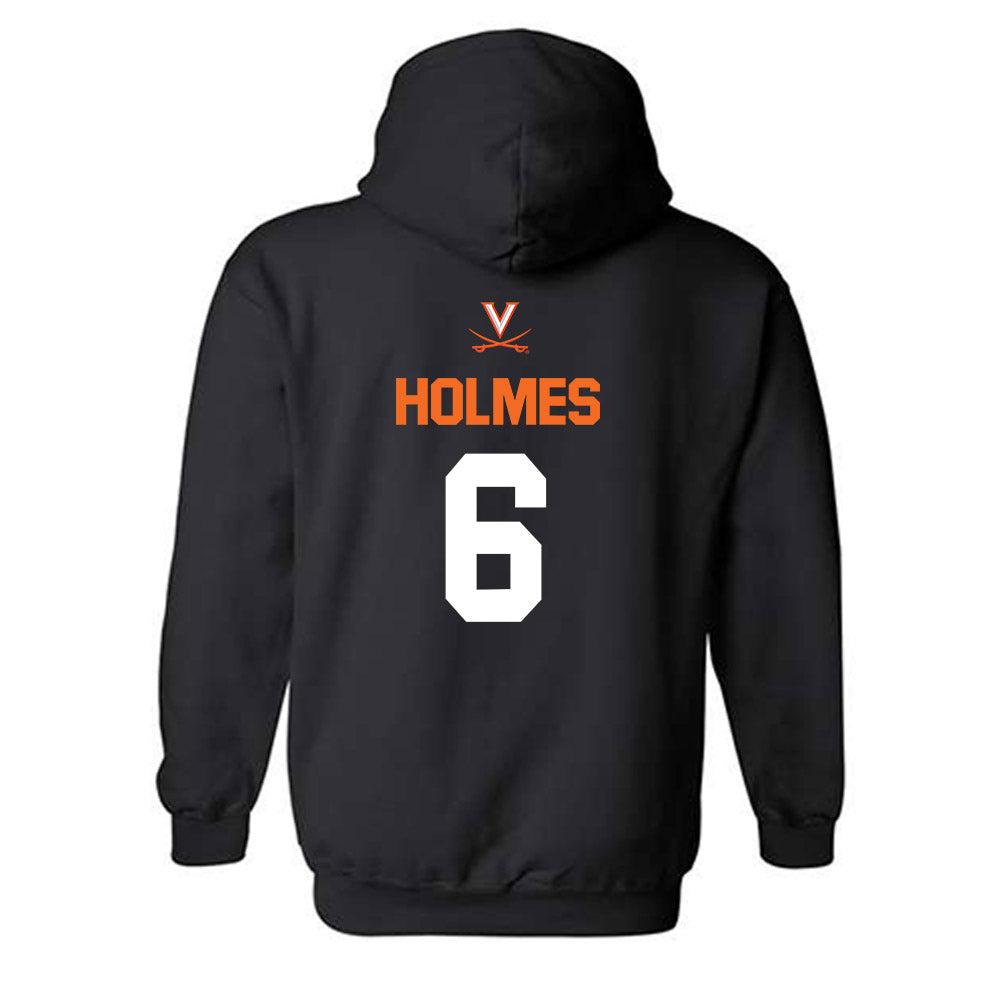 Virginia - NCAA Baseball : RJ Holmes - Sport Shersey Hooded Sweatshirt-1