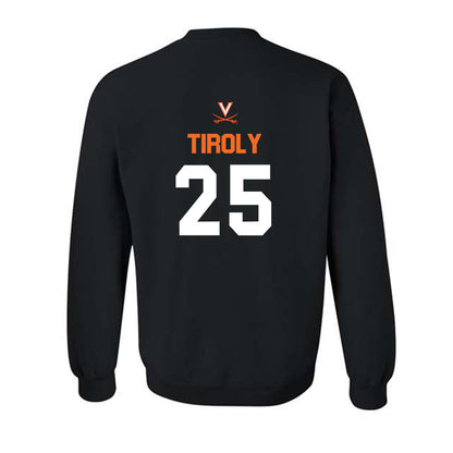 Virginia - NCAA Baseball : Joe Tiroly - Sport Shersey Crewneck Sweatshirt-1