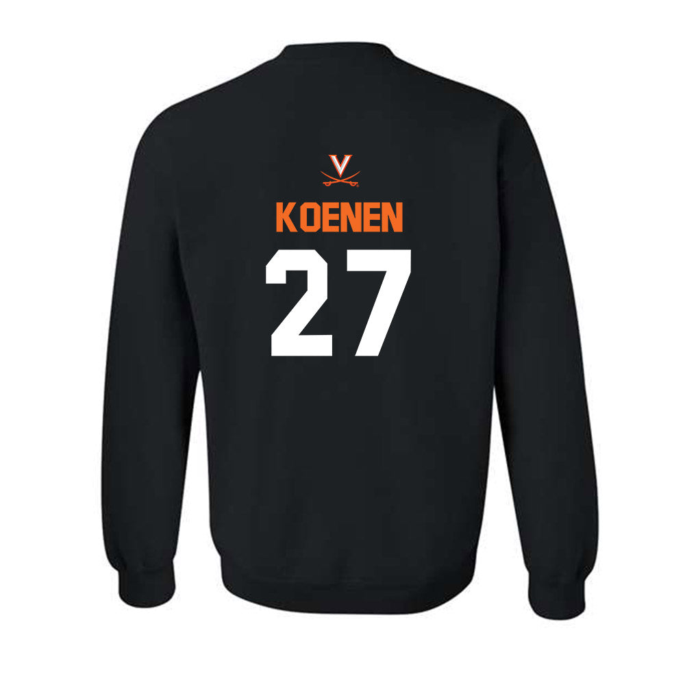 Virginia - NCAA Baseball : Drew Koenen - Sport Shersey Crewneck Sweatshirt-1