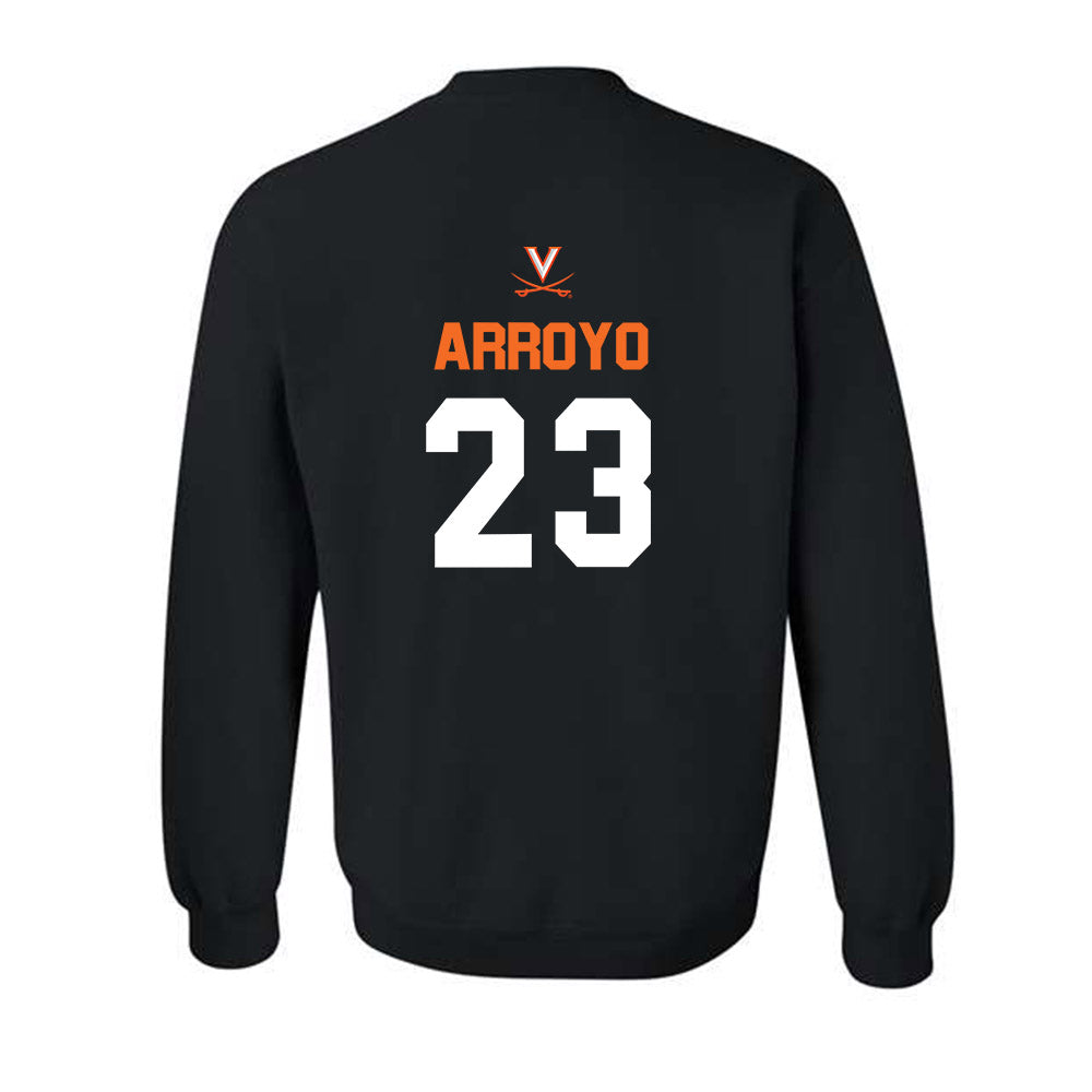 Virginia - NCAA Baseball : Chris Arroyo - Sport Shersey Crewneck Sweatshirt