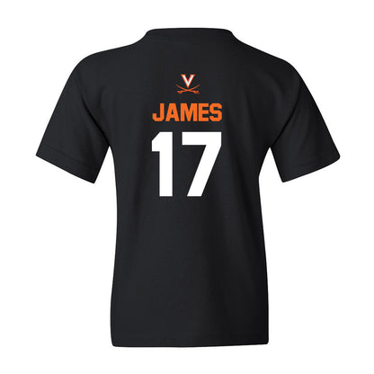 Virginia - NCAA Baseball : Chone James - Sport Shersey Youth T-Shirt