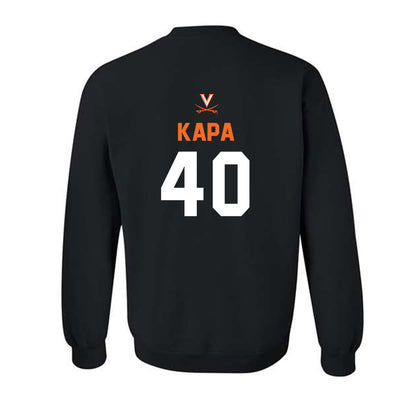 Virginia - NCAA Baseball : Tyler Kapa - Sport Shersey Crewneck Sweatshirt-1