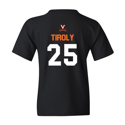 Virginia - NCAA Baseball : Joe Tiroly - Sport Shersey Youth T-Shirt-1
