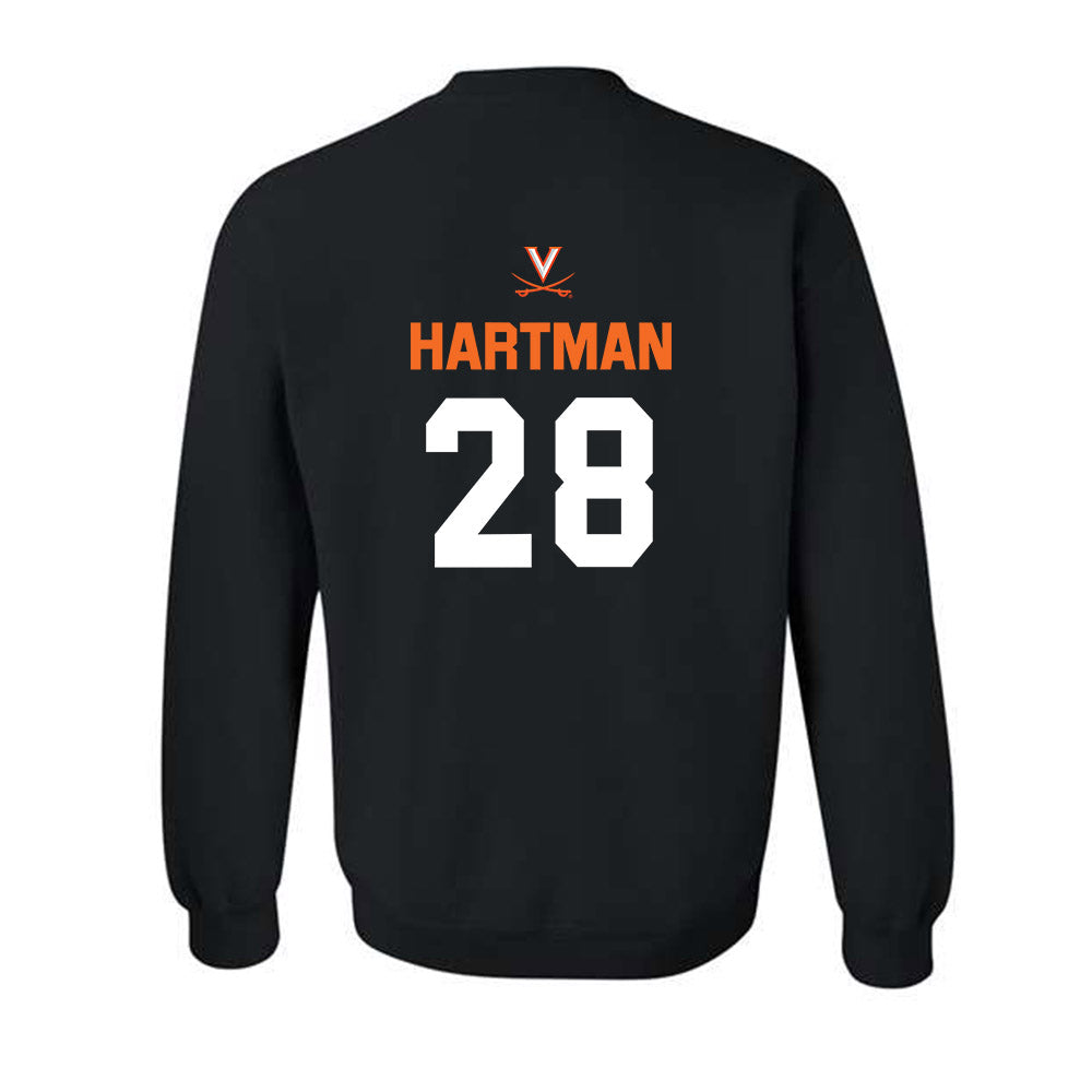 Virginia - NCAA Baseball : Lucas Hartman - Sport Shersey Crewneck Sweatshirt-1