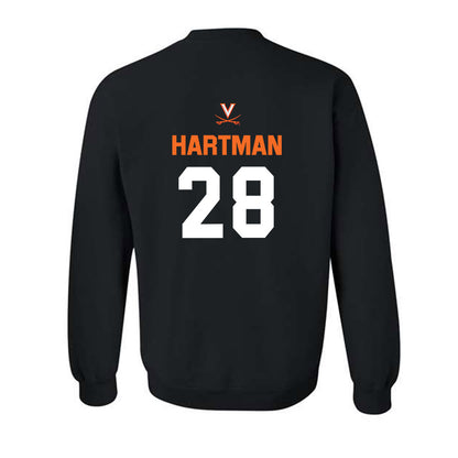 Virginia - NCAA Baseball : Lucas Hartman - Sport Shersey Crewneck Sweatshirt-1