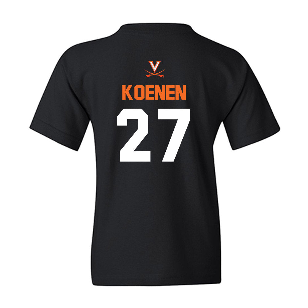 Virginia - NCAA Baseball : Drew Koenen - Sport Shersey Youth T-Shirt-1