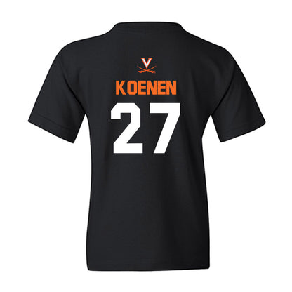 Virginia - NCAA Baseball : Drew Koenen - Sport Shersey Youth T-Shirt-1